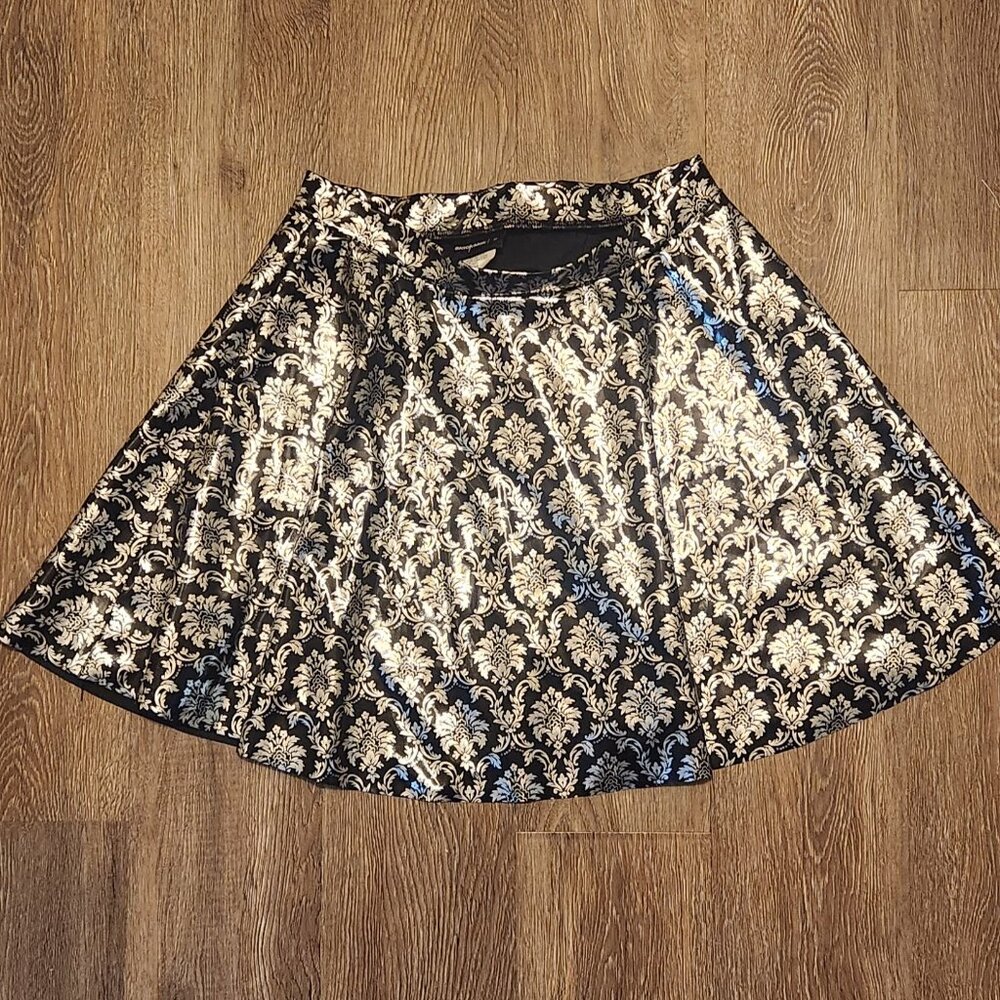 Blackmilk Wallpaper Skater Skirt